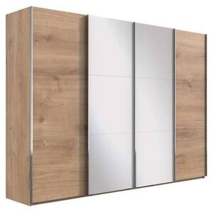 SKRIŇA S POS. DVER. – HOR.VED, farba duba, 350/216/65 cm MID.YOU - Skrine, Online Only