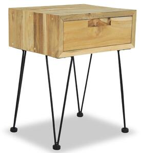 Nočný stolík z teakového dreva, 40x30x50 cm