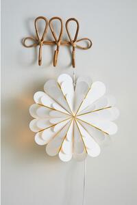 Biela vianočná svetelná dekorácia ø 45 cm Marigold – Markslöjd