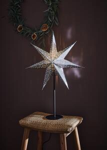 V striebornej farbe vianočná svetelná dekorácia ø 45 cm Glitter – Markslöjd