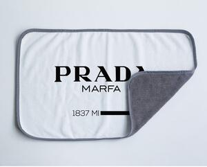 Čierno-biely uterák z mikrovlákna 45x70 cm Prada - Really Nice Things