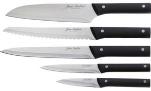 Sada 5 nožov z antikoro ocele a stojanu na nože Jean Dubost Crazy Blanc