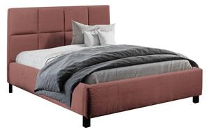 Čalúnená posteľ Andrea 180x200, ružová, bez matraca