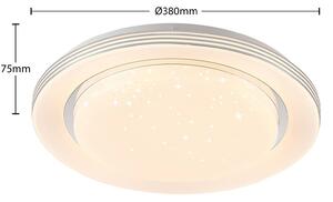 Lindby Mizuni stropné LED svetlo RGBW, smart 38 cm