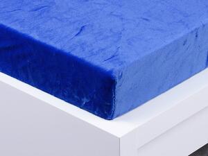 XPOSE® Mikroplyšová plachta Exclusive - modrá 90x200 cm