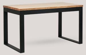 Stima Dubový jedálenský stôl COOL s kovovými nohami Vyberte rozmer ->: 120 x 80 cm + 40 cm