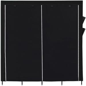 SONGMICS Šatník látková čierna 168 x 180 x 45 cm