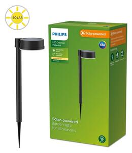 Philips 8720169265646 Outdoor solar Vynce solárne zapichovacie svietidlo/stĺpik LED 1,5W/200lm 2700K IP44 čierna