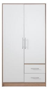 Šatníková skriňa bez zrkadla Smart 3 - dub sonoma / biela