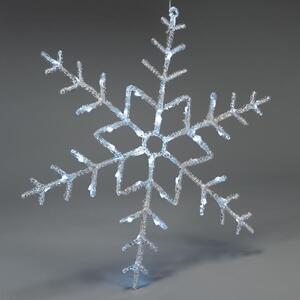 Nexos 92049 Vianočná LED dekorácia, snehová vločka, 42 LED, 55 cm