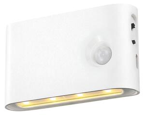 SOLIGHT Nabíjacie nočné LED svetielko, pohybový a svetelný sensor, 0.5W, 3000K, Li-Ion