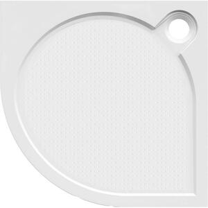 Gelco, ARCA sprchová vanička z liateho mramoru, štvrťkruh, 80x80x3 cm, R550, PA558