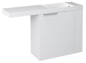 Sapho LATUS VI umývadlová skrinka 50x50x22cm, pravá, biela (55830)
