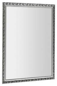 Sapho MELISSA (DAHLIA) zrkadlo v drevenom ráme 672x872mm, strieborná II. akosť