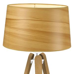Stolová lampa Essence LT, tienidlo vzhľad dreva