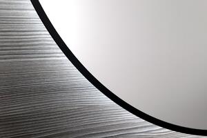 Sapho SHARON okrúhle LED podsvietené zrkadlo ø 80cm, čierna mat (E28904CI)