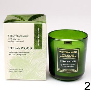 Cedarwood 150g 36984CW - Sviečka voňavá v skle