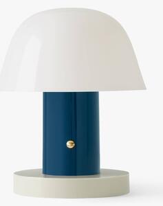 &Tradition Setago JH27 nabíjateľná stolná lampa, modrá/piesok