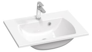 Umývadlo Ravak Classic Slim 60x45 cm otvor pre batériu uprostred XJX01160004