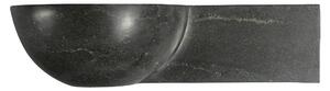 Sapho, BLOK kamenné umývadlo 40x10x23 cm, čierny Antracit, 2401-32