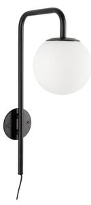 MUZZA Nástenná lampa Ro čierna