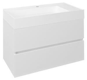 Sapho, ODETTA umývadlová skrinka 82x50x43,5cm, biela lesk, DT085-3030