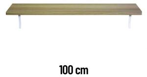 Radifloat™ Nástenná Polička Na Radiátor, Prírodný dub 100 cm