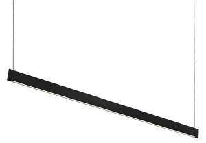 Ideal lux Pro 348391 STEEL závesné svietidlo LED 35W 4000/1670lm 3000K čierna, UGR<16