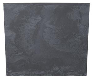 Prosperplast Vysoký kvetináč s vložkou CORBI antracit, variant 58 cm