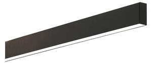 Ideal lux Pro 267135 STEEL stropné svietidlo s podsvietením LED 36W 3700/2900lm 4000K čierna, UGR<19