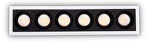 Ideal lux Pro 341675 LIKA SLIM zápustné svietidlo LED 10W 1050/870lm 4000K biela, UGR<16
