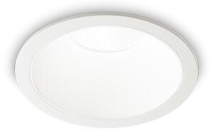 Ideal lux 192291 GAME ROUND zápustné svietidlo D85mm LED 11W 950/750lm 3000K biela, UGR<19
