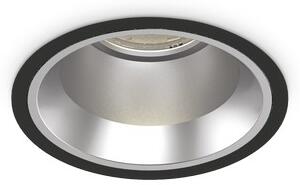 Ideal lux Pro 266565 OFF zápustné svietidlo D110mm LED 15W 1400/1150lm 4000K IP54 čierna, UGR<19