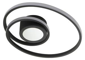 Lindby - Thalina LED Stropné Lampa 45cm Čierna/Biela
