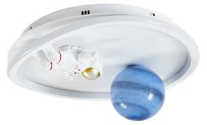 Lindby - Kosmo Earth LED Stropné Lampa Biela