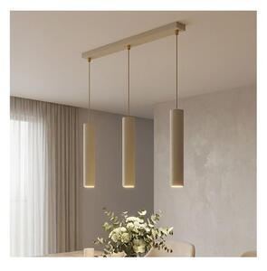 Brilagi - Luster na lanku TUBE 3xGU10/15W/230V béžová/zlatá