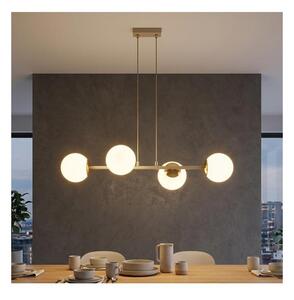 Brilagi - Luster na lankách MILO ECRU 4xE27/60W/230V béžová/zlatá