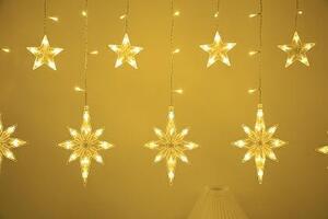 Kontrast Vianočná svetelná LED reťaz Girlanda 275 cm teplá biela