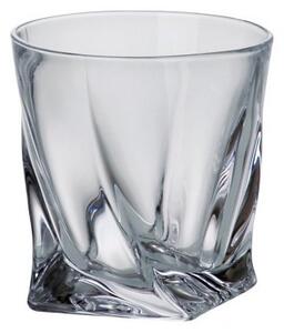 Crystalite Bohemia VÝPREDAJ Crystal Bohemia Poháre na whisky QUADRO 340 ml, 1 ks
