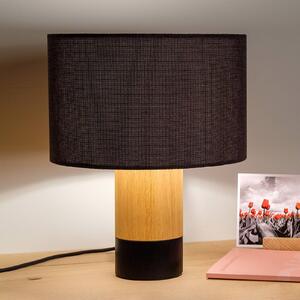 Stolná lampa Klippa čierna trooper grafit 31 cm