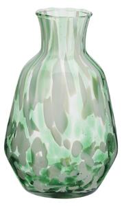 Karafa z brokátového skla Green/White
