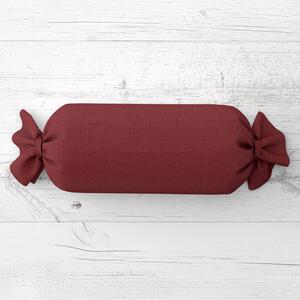 Biante Vankúš valec bonbon Rongo RG-097 Bordó 15x40 cm