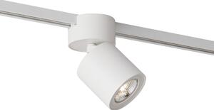 Moderný biely reflektor pre 1-fázový koľajnicový systém GU10 70mm - Iconic Roto