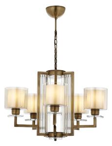 Luster na retiazke VARANA 5xE27/40W/230V bronzový