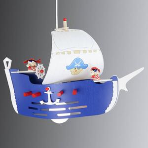 Závesná lampa Pirátska loď pre detskú izbu