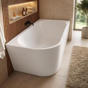 Badplaats Vaňa Isia 170 x 78 x 60 cm – Rohová Vaňa – Lesklá Biela – Pravá