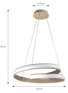 ONLI - LED luster na lankách MATISSE LED/40W/230V béžový