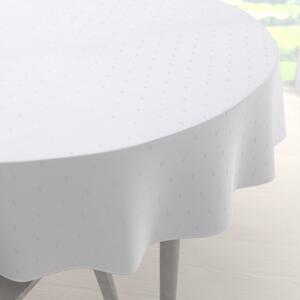 Biante Teflónový okrúhly obrus TF-084 Obdĺžničky na bielom Ø 100 cm