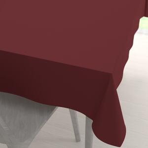 Biante Teflónový obdĺžnikový obrus TF-095 Vínovo červený bez vzoru 140x160 cm