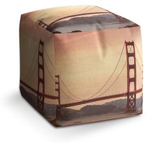 Sablio Taburet Golden Gate 2 - 40x40x40 cm